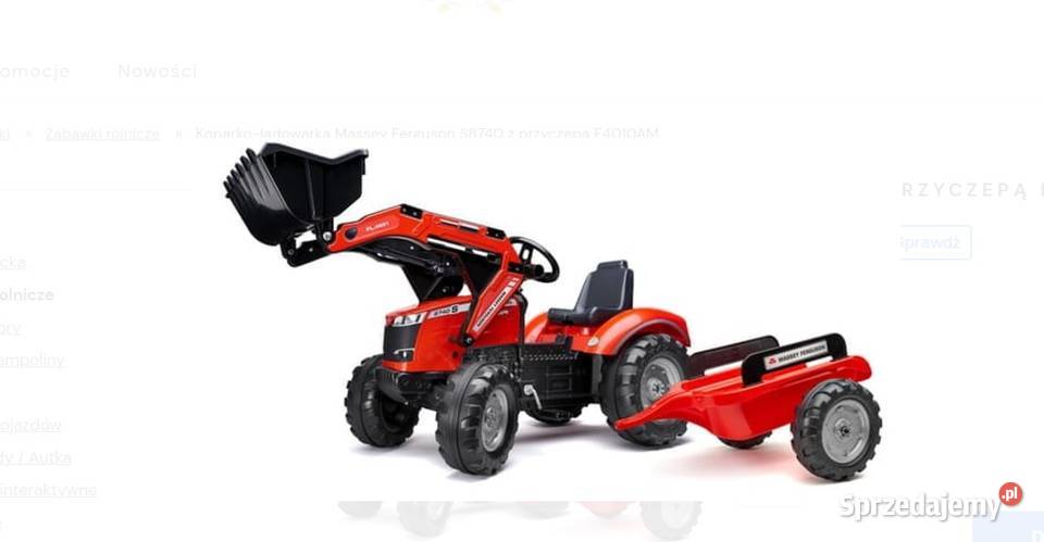 Koparkoładowarka Massey Ferguson S8740 z Samochody i pojazdy Przasnysz
