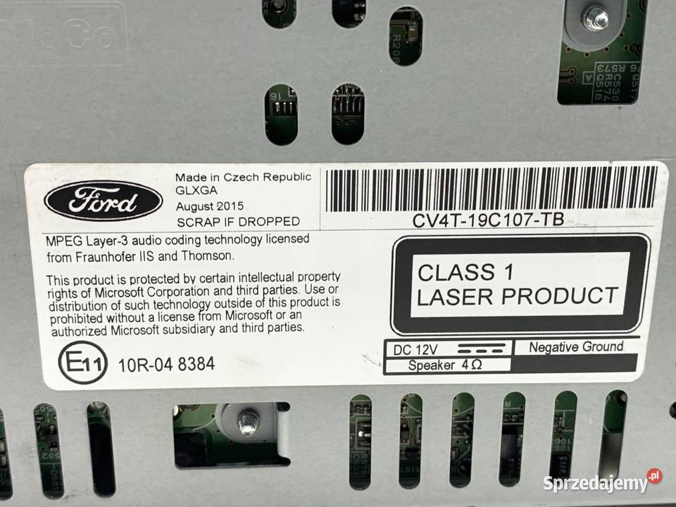 RADIO FORD KUGA II CV4T19C107TB ODTWARZACZ osobowe Sprzęt audio fabryczny podkarpackie