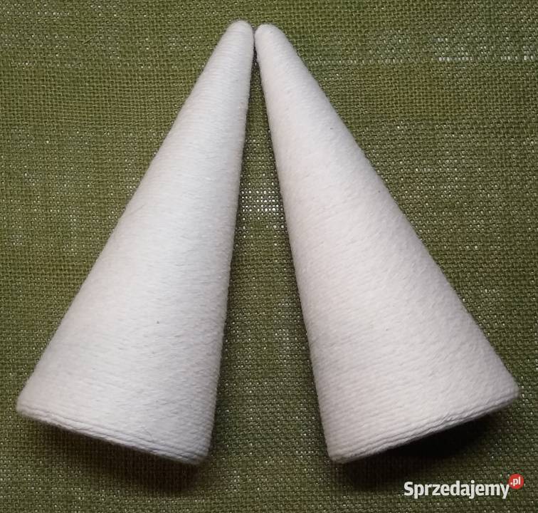 Stożek Styropianowy Baza Choinka Ozdoba Sznurek Gdańsk