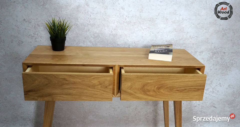 Konsola drewniana konsola dębowa 35cm Nowy Sącz