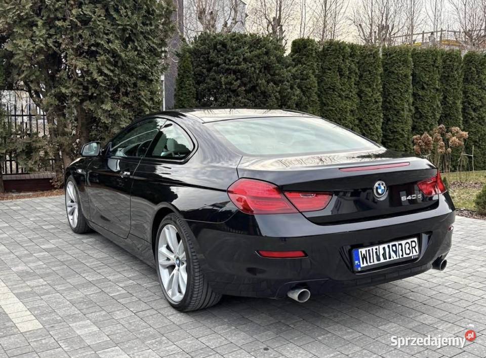 BMW 6 Coup 640d 313 Salon Polska Bezwypadkowy centralny zamek Warszawa