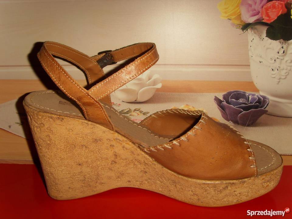 KOTURNY DAMSKIE NATURALNA SKÓRA 41 ESHOECH Wrocław