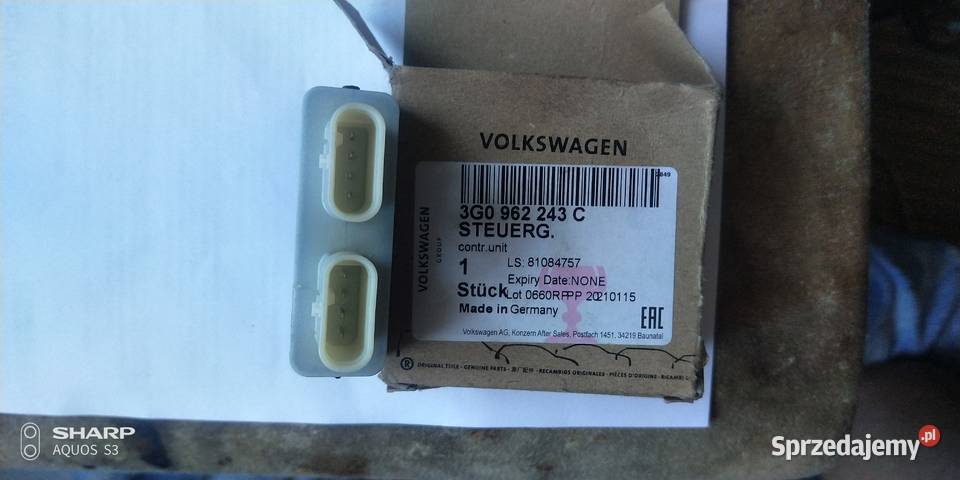 Vw Audi Skoda sterownik otwiernia klapy tylniej łódzkie Łódź sprzedam