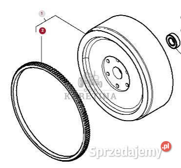 Massey Ferguson 5410 Koło Zamachowe Wieniec Koła Jastrzębniki