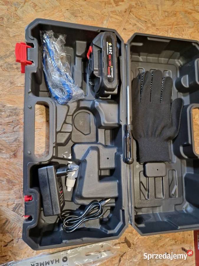 PIŁA ŁAŃCUCHOWA PILARKA AKUMULATOROWA 24V 2 X Głogowa