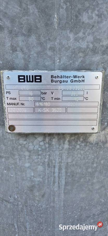 Zbiornik na sprężone powietrze 350lSeparator Jelcz-Laskowice