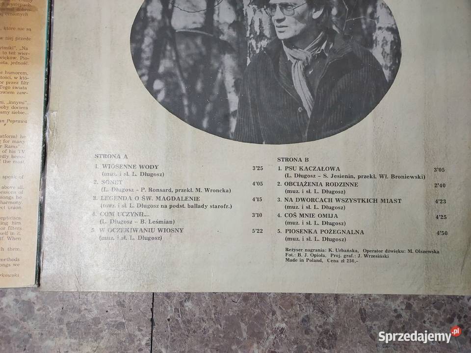 33 i 34 2x Płyta winylowa Leszek Długosz SX 1765 Tczew