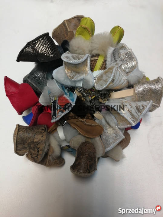 Breloczki do Kluczy SUPER Naturalna Skóra Owcza Szaflary