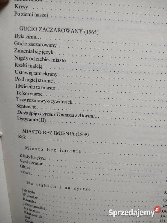 Miłosz Poezje Nagroda Nobla książki outlet Warszawa