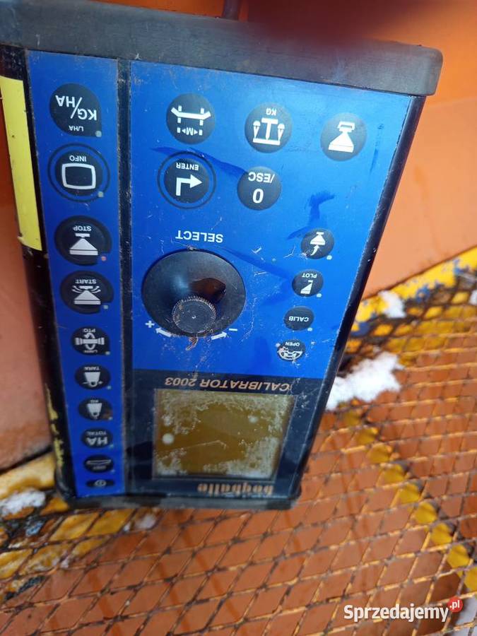 Rozsiewacz nawozów Bogballe EXW 2500 z Wagą świętokrzyskie Jędrzejów