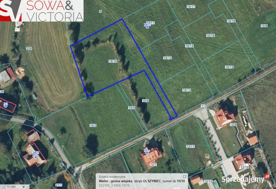 Słoneczna Widokowa Góry Sowie utwardzona Olszyniec