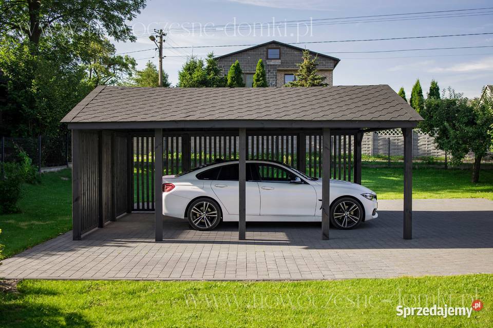 Wiata Samochodowa Drewniana San Marino 3x5 Bielsko-Biała