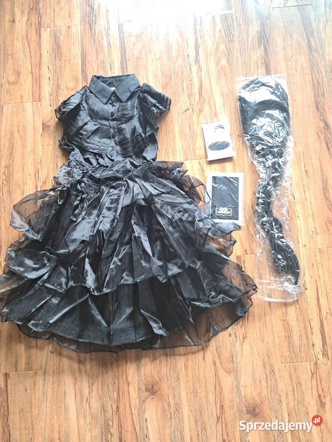 nowy strój Wednesday Addams na wzrost 130 Rozmiar 130 Pozostałe świętokrzyskie Sandomierz