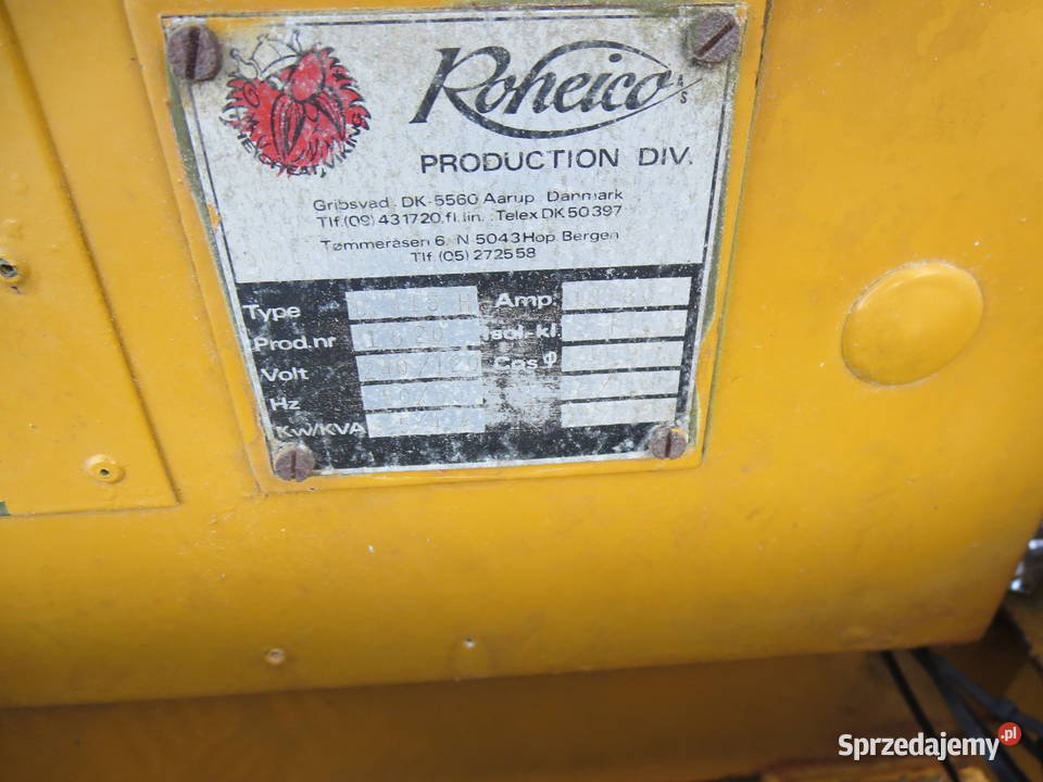 AGREGAT PRĄDOTWÓRCZY ROHEICO DEUTZ F1L210D Wąchock