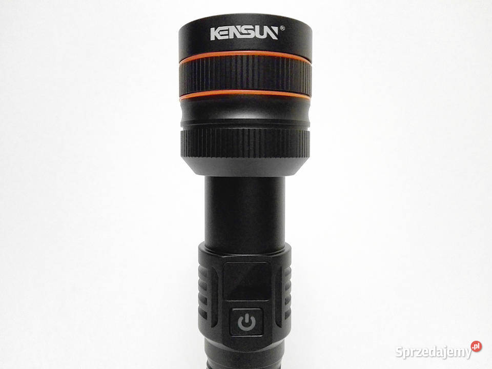 Latarka taktyczna Kensun KS008 Orange z LCD sprzedam