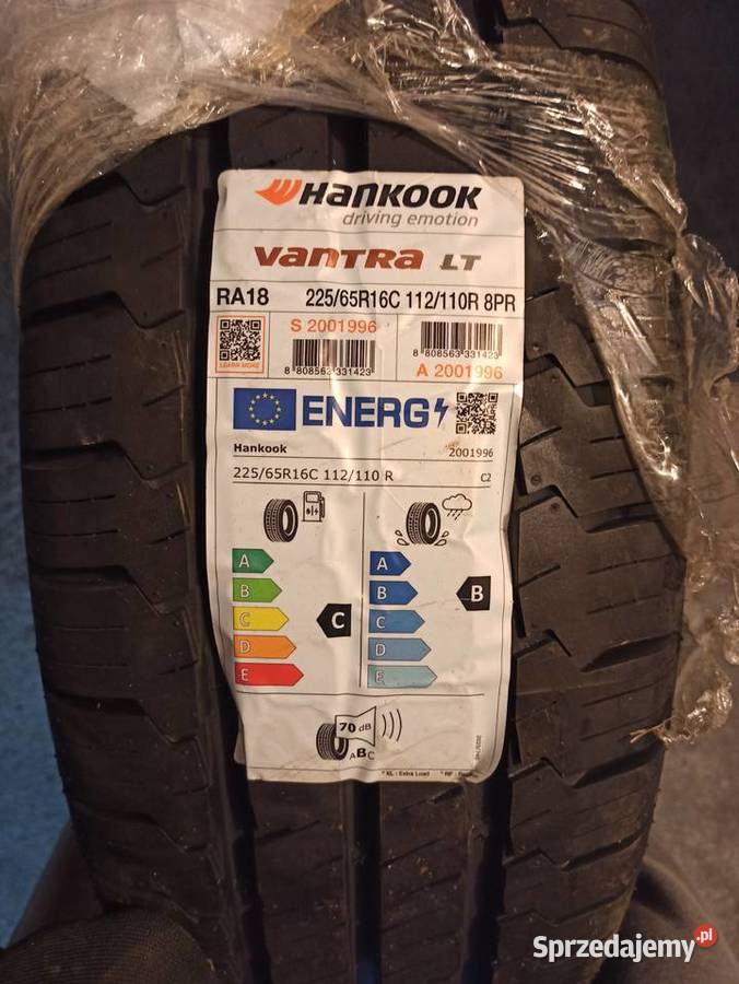 hankook vantra lt 22565r16c wzmacniane do busa Samochodowe Tułowice