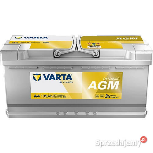 Akumulator 105Ah 950A VARTA Silver Dynamic AGM sprzedam