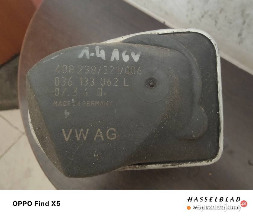 Przepustnica VW Skoda seat 14 16 v osobowe Kielce