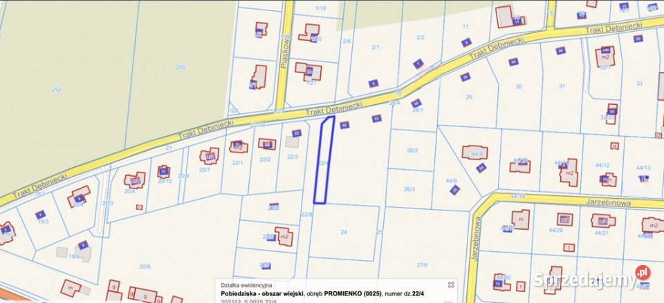Na sprzedaż działka budowlana PromienkokBiskupic Promienko