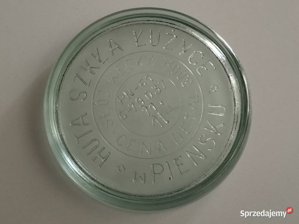 Unikat Słój Wecka 1 l Huta Szkła Łużyce w mazowieckie Warszawa sprzedam