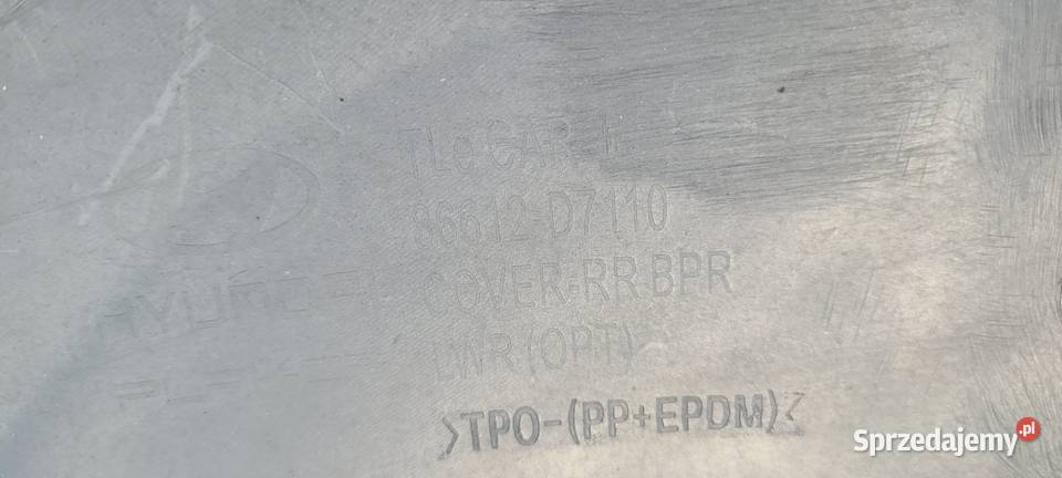 HYUNDAI TUCSON III SPOILER DOKŁADKA ZDERZAKA TYŁ sprzedam
