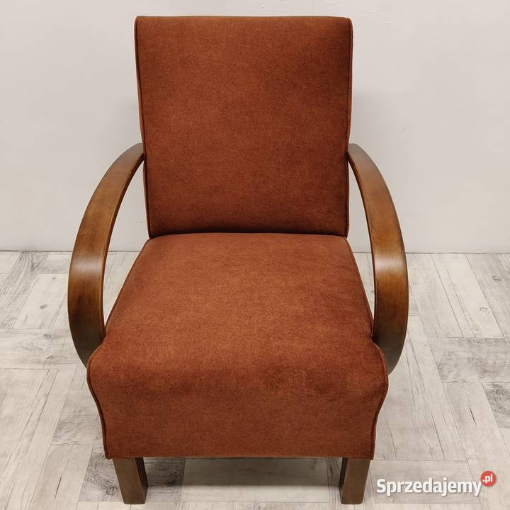 fotel art Deco Halabala lata 60te vintage design Radomsko
