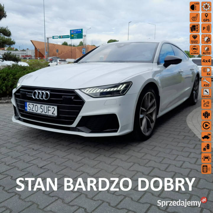 Audi A7 matrix radar podgrz fot kamera virtual elektrochrom. lusterka boczne