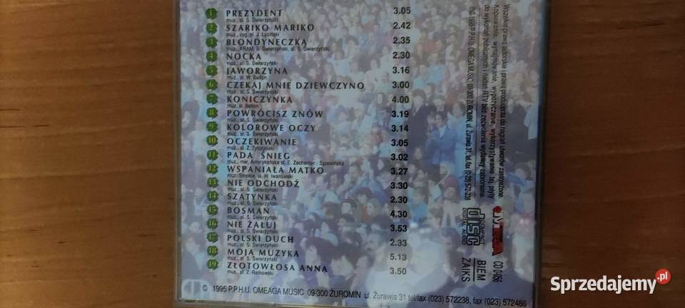 bayer full złote przeboje 1995 omega music CD śląskie Gliwice