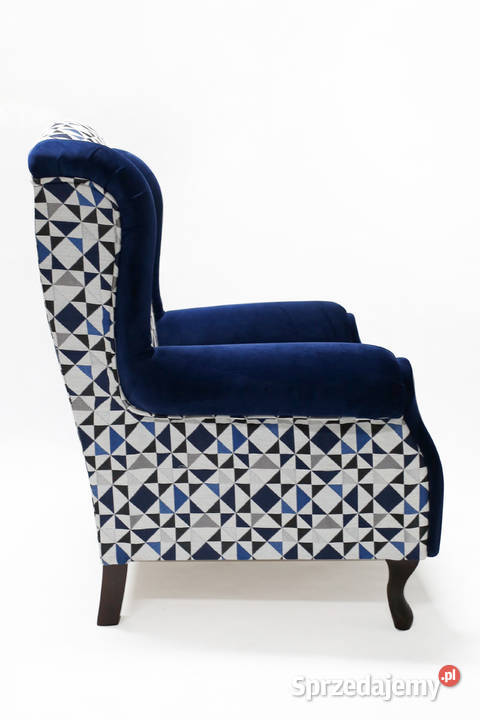 Stylowy Fotel Uszak Skandynawski Wygodny Fotele Kazimierz Biskupi