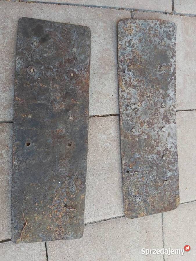 Tablice retro z czasów PRL dwie sztuki jako Wola Dębińska