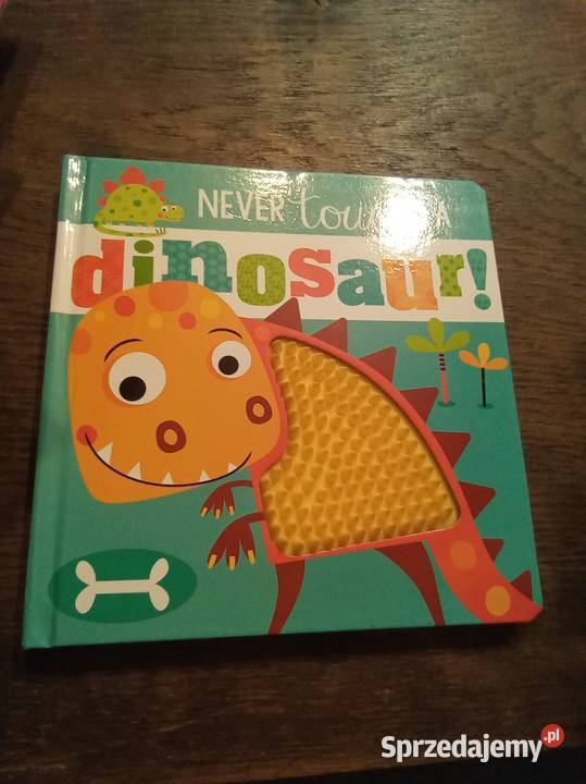 Never touch dinosaur angielsku Książka Warszawa