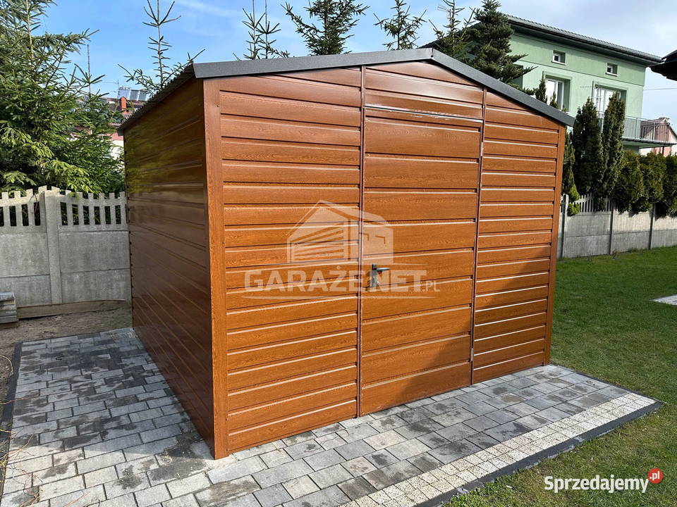 SCHOWEK DOMEK OGRODOWY 3x3 m DWUSPADOWY DRZWI Łapanów