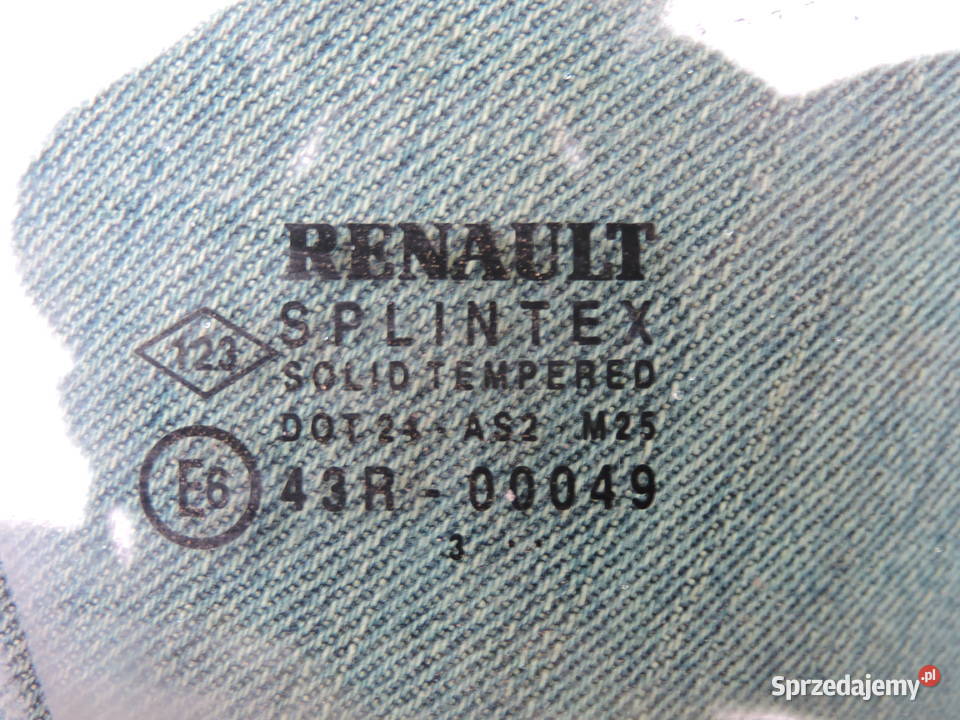 Szyby przednie prawe Renault scenic II Myszków