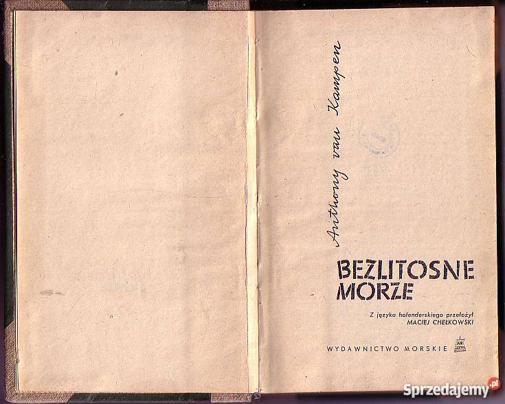 5964 BEZLITOSNE MORZE ANTHONY VAN KAMPEN przygodowe Czyrna