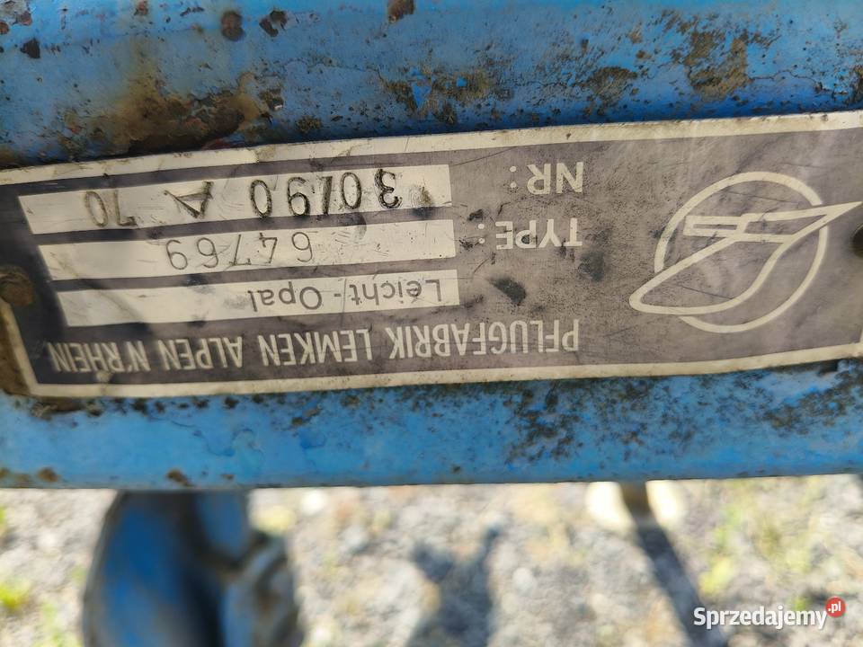 Pługi obrotowe lemken opal 90 110 Pługi Wieluń