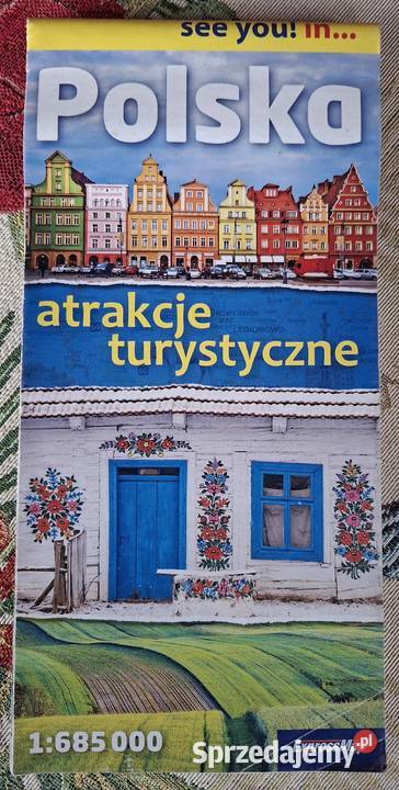 Polska atrakcje turystyczne 1685 000 mapa