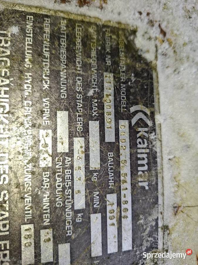 Wózek widłowy Kalmar 25D diesel 25 t udźwig Targoszyn