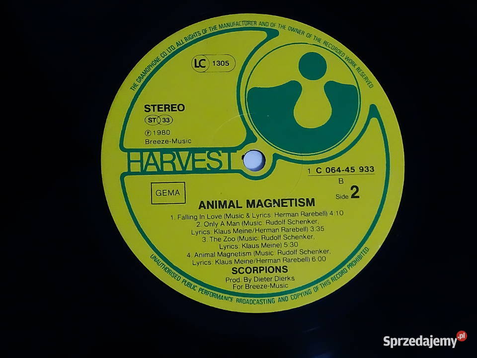 Scorpions Animal Magnetism winyl 1980 Niemcy rock Biłgoraj sprzedam