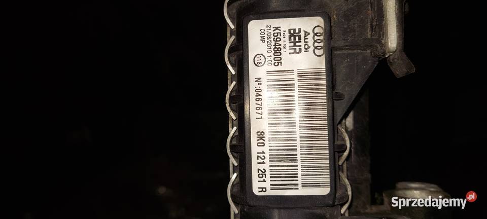 Chłodnica wody klimatyzacji audi a4 b8 kujawsko-pomorskie Kruszwica