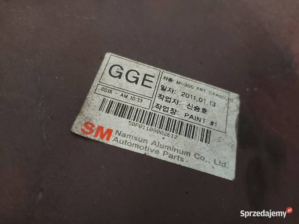 CHEVROLET SPARK III zderzak przód 95961827 świętokrzyskie Kielce