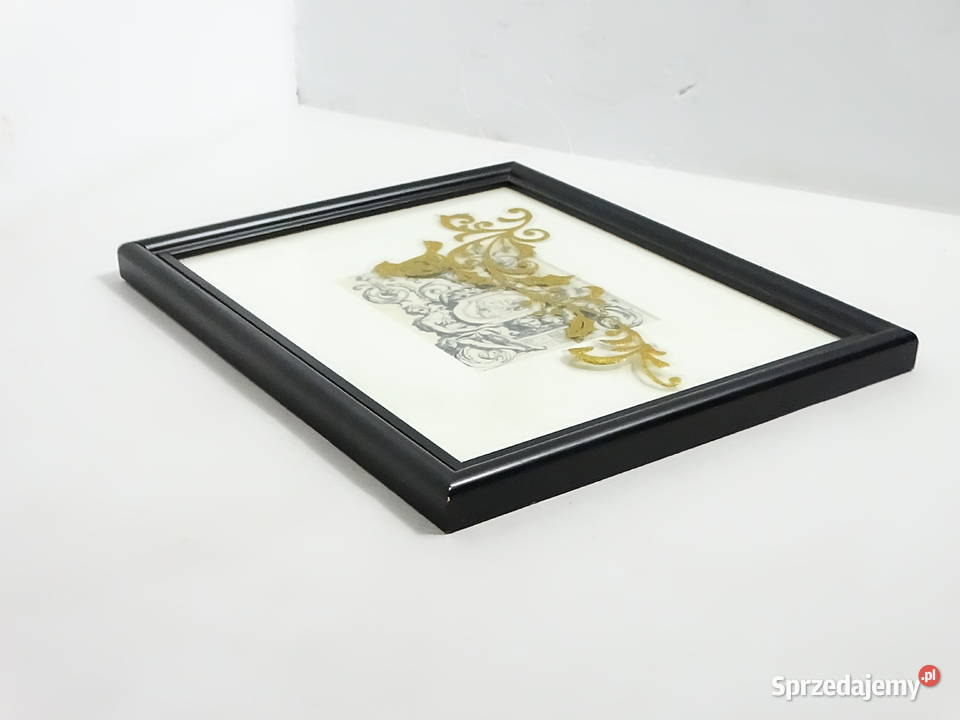 Grafika Klasyczna w Ramie 27x33 z Odklejaną Biłgoraj