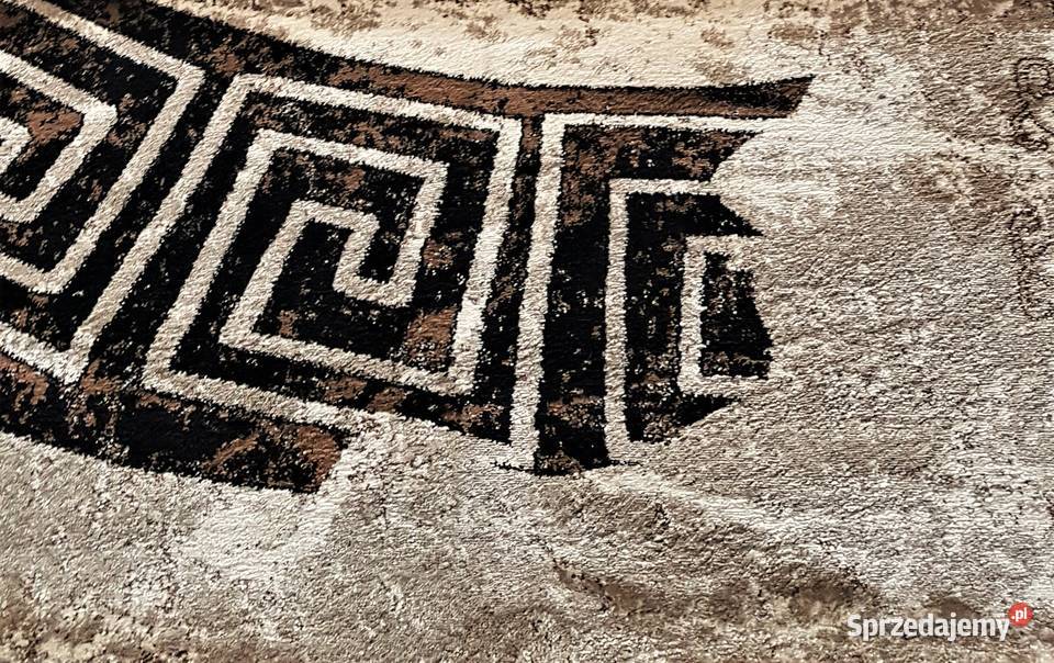 OUTLET Dywan BAROKOWY MANDALA brązowy czarny 240 Przeciszów