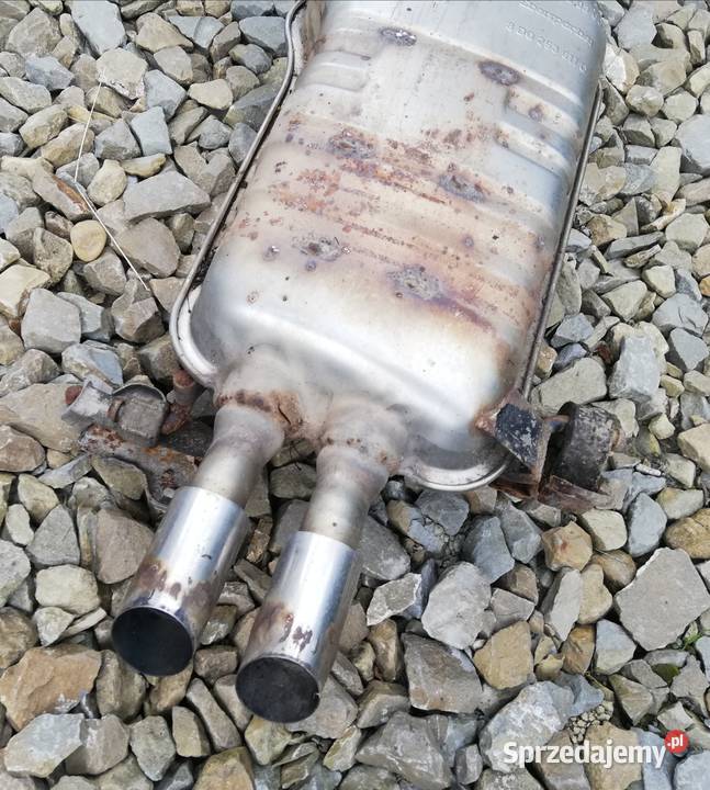 Wydech tłumik tłumiki końcowy środkowy Audi a4