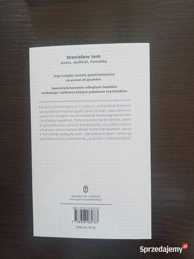 NOWA KSIĄŻKA Kongres futurologiczny Stanisław Białystok sprzedam