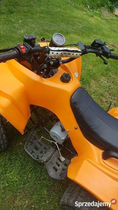 Quad Bombardier 125 chiński pomarańczowy Lubień