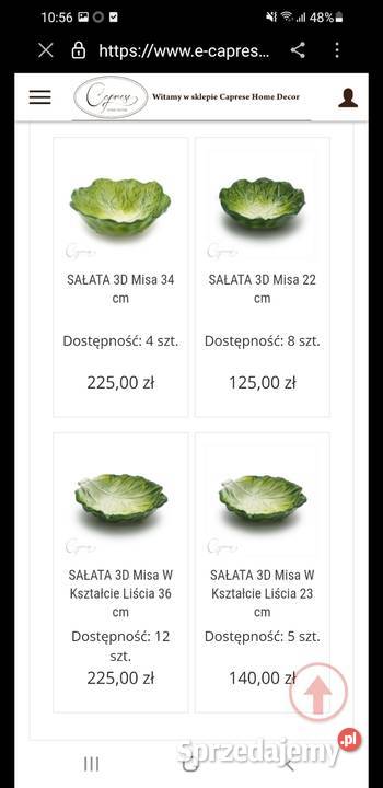 Salaterka Misa Ceramika Włoska Bassano Wola Podłężna