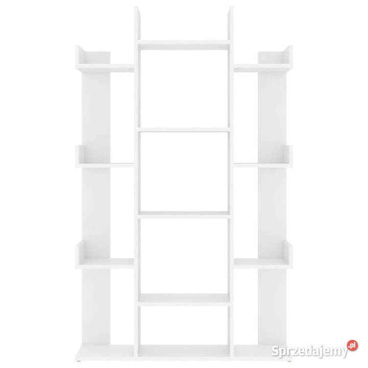 Regał na książki biały 86x255x140 materiał Warszawa sprzedam