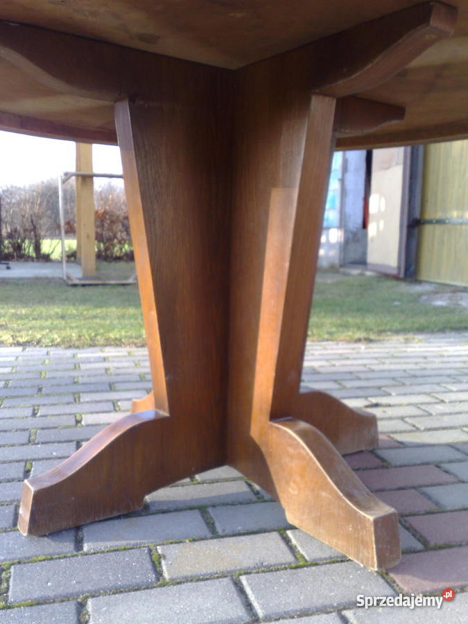 Okrągły stół drewniany 140 wys75 Stoły, krzesła, biurka