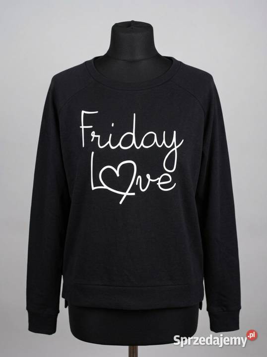 Bluza FB Sister z napisem Friday Love czarny Warszawa