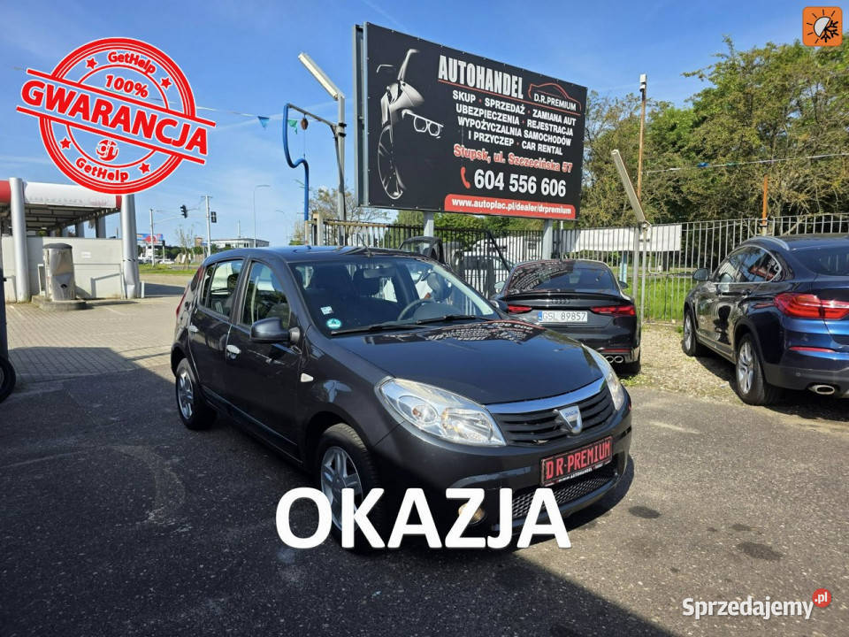 Dacia Sandero 16 Benzyna 87 Klimatyzacja Isofix immobilizer Słupsk